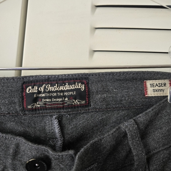 Cult Of Individuality Teaser Skinny Size 28 Gray #059 - Picture 9 of 14
